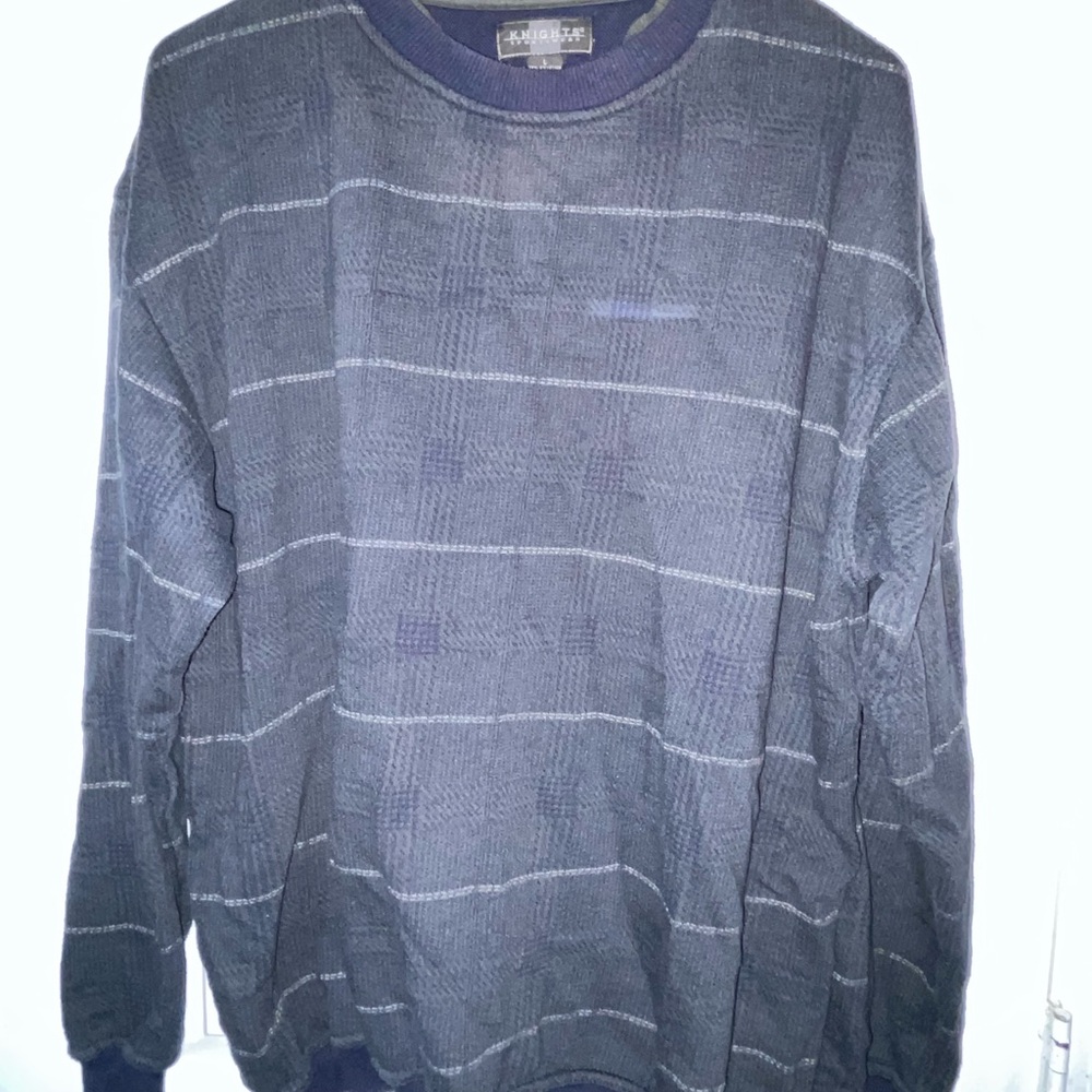 Knights Apparel Men's Gray Crewneck Sweater